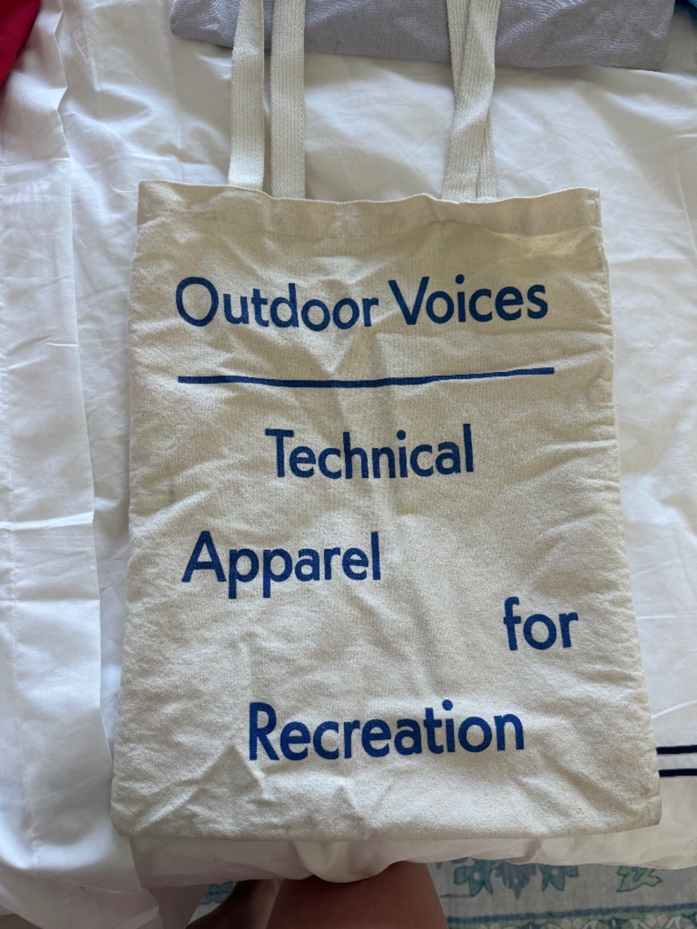 Outdoor voices tote!!